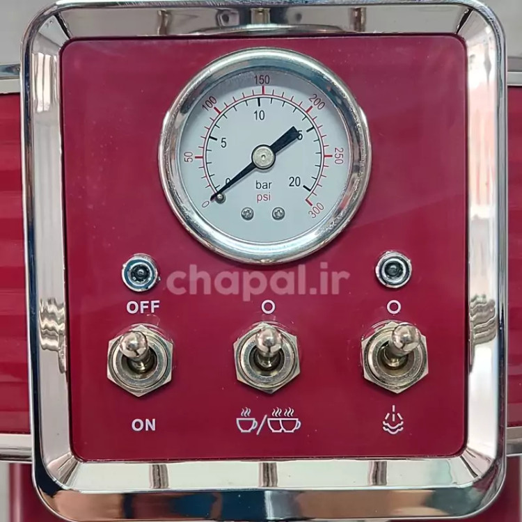 اسپرسوساز بارنی 7001 با پرتافیلتر حرفه ای رنگ قرمز