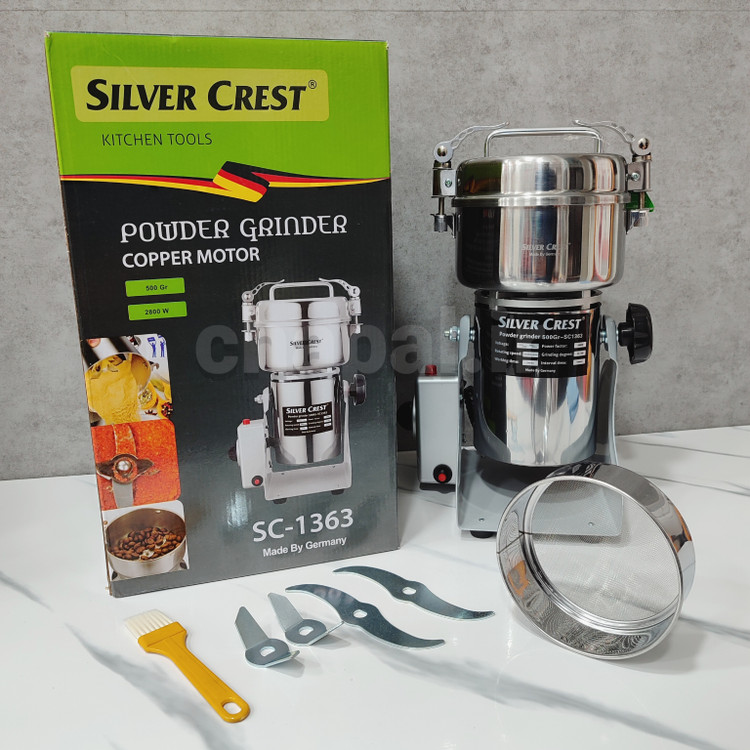 آسیاب نیمه صنعتی 500 گرمی سیلور کرست SC 1363