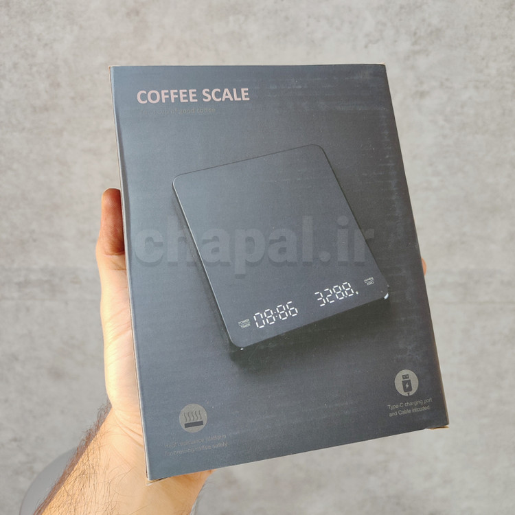 آسیاب قهوه CG 3019 لواک رنگ سفید همراه با اسکیل (ترازو)