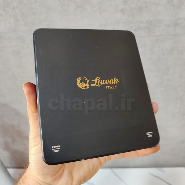 آسیاب قهوه CG 3019 لواک رنگ سیلور همراه با اسکیل (ترازو)